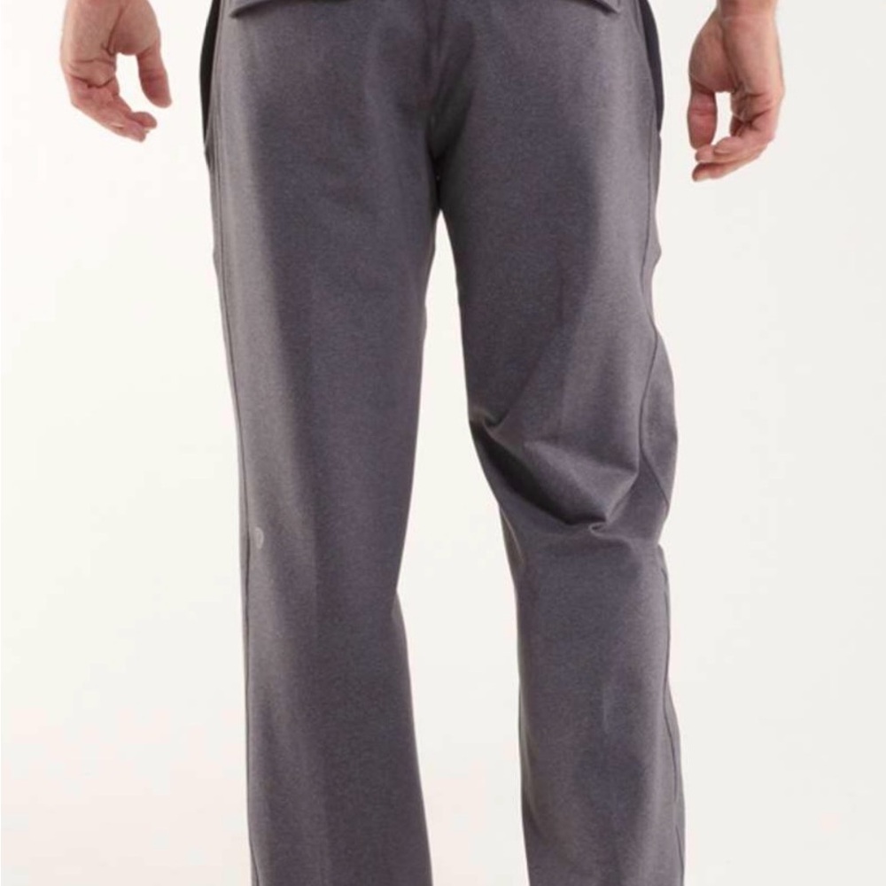 Lululemon Kung Fu Pant Heathered Dark Slate Gray Men Sz M/L - Picture 2 of 15